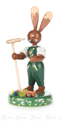 Produktbild von Ostern & Frühjahr Hase Gärtner  Höhe ca 10,5 cm NEU