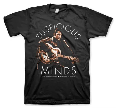 Obrázek produktu pro Elvis Presley Suspicious Minds Black 2XL Tričko