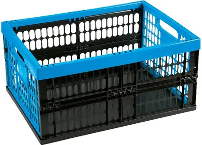 Produktbild von skladací box alpfa, 32 litrov, modrý/čierny