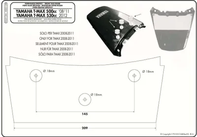 Immagine prodotto di Portapacchi Monolock GIVI SR2013M con piastra