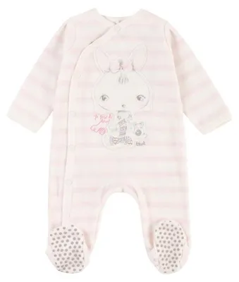 Produktbild von Bóboli Baby Mädchen Strampler Hase rosa Gr. 80
