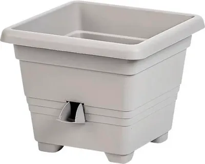 Obrázek produktu pro Samozavlažovací květináč plastový Bergamot 30 x 30 cm taupe
