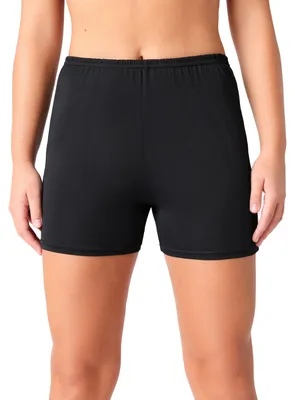 Image de Boxer court pour femme Bellivalini en viscose de soie BLV50-270 (noir, L)