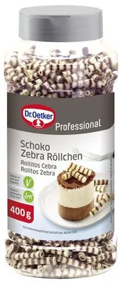 Obrázek produktu pro Dr.Oetker čokoládové zebří rohlíčky