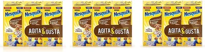 Produktbild von 3x Nesquik Agita e Gusta Milch und Schokolade trinkfertig 3 x 180 ml