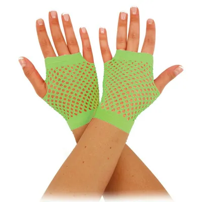 Image de Bristol Novelty - Gants sans doigts pour homme/femme unie BN822 (taille unique) (Vert fluo)
