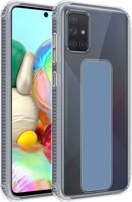 Produktbild von Cadorabo Schutzhülle für Samsung Galaxy A51 4G / M40s Hülle in Blau Etui TPU Silikon Case Cover Standfunktion