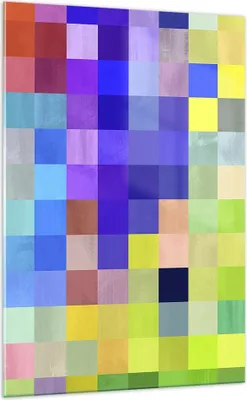 Produktbild von Bilder auf glas - Einteilig - Abstraktion modern - 70x100cm - Glasbilder - Wandbilder - Bilder - zum Aufhängen bereit - Wanddekoration aus Glas - Glas Bilder - Wandbild auf Glas - GPA70x100-4009