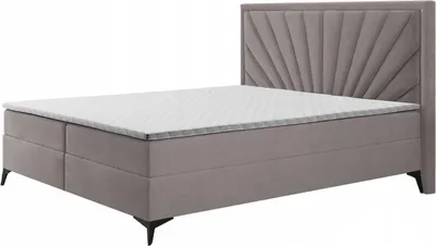 Produktbild von Boxspringbett SANI , Topper Federkern , 160 x 200 cm , ( Beige - Manila 03 )