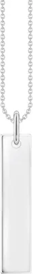 Produktbild von THOMAS SABO Kette mit Column-Tag-Anhänger Silber - Gravur mö