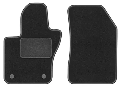Image de Tapis avant en moquette pour Jeep Renegade II 2018- (SUV) – 2 pièces, gris graphite, sur mesure – Wielganizator LUX