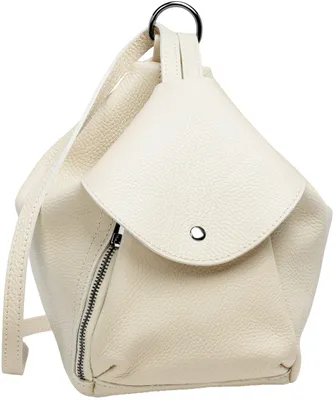 Produktbild von Caspar Leder Cityrucksack 2 in 1 Schultertasche Damen Rucksack mit Reißverschluss - PREMIUM LINE - Modell No.788 -  Italy
