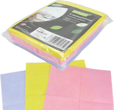 Produktbild von Haushaltstücher ,  Spül- und Wischtücher 10er Pack 30 x 35 cm, Sustania Allzwecktuch, Reinigungstuch, Tüch, Pützlapppen
