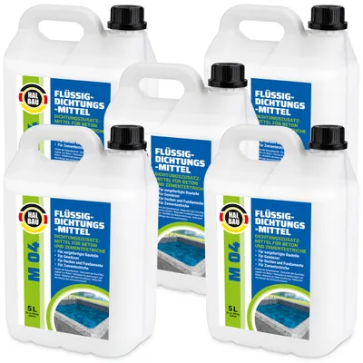 Obrázok produktu pre Plastifikátor Hydroizolácia Tekutý tmel na betón 25L Cementový poter Prímes do malty HALBAU M04