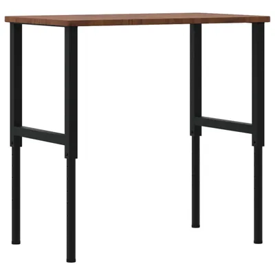 Immagine prodotto di Banco Lavoro Marrone Scuro 100x60x(71,5-98) cm Legno di Rovere