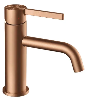 Immagine prodotto di Rubinetto Del Lavabo Rea Foster Basso Rame Spazzolato