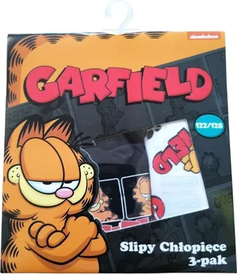 Produktbild von 3er Pack Jungen-Slips | Garfield | Rot - schwarz - Weiß 110/116