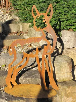 Produktbild von Edelrost Reh Silhouette 82 cm