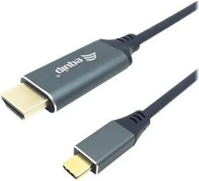 Produktbild von Equip Adapter USB-C->HDMI2.0        St/St 4K/ 60Hz 2.00m PVC