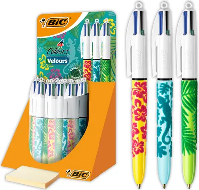 Immagine prodotto di BIC retrattile biros 4Colours Velours espositore da banco 30 penne
