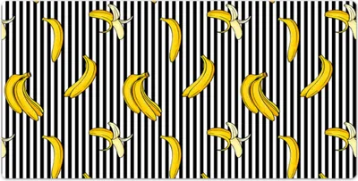 Produktbild von Schreibtischmatte - Tischunterlage - Mauspad - 120x60 cm - Bananen auf Gürtel