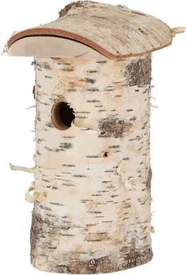 Produktbild von Esschert Design | Nistkasten Blaumeise Birke | Holz | 13x17x25 cm