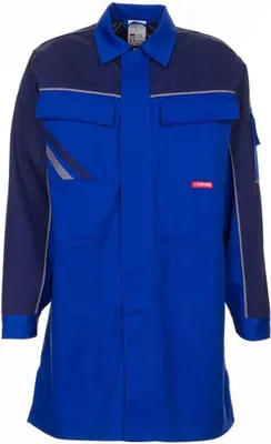 Produktbild von Größe 70 Herren Planam Highline Berufsmantel kornblau marine zink Modell 2350