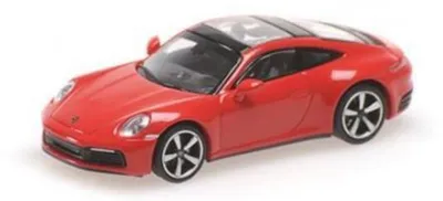 Produktbild von Minichamps 1:87 PORSCHE 911 (992) – CARRERA 4S – 2019 – red