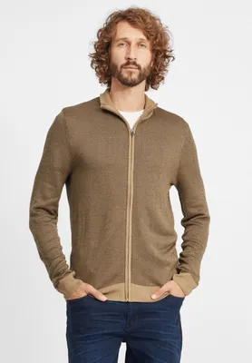 Produktbild von BLEND BHLonder Herren Strickjacke Cardigan Feinstrick mit Stehkragen