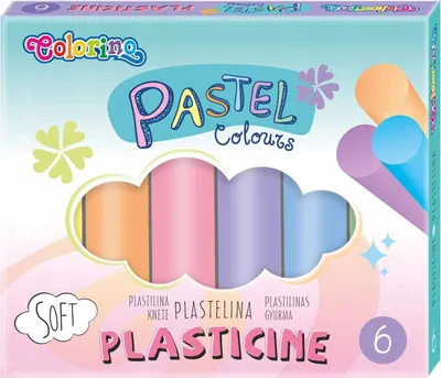 Immagine prodotto di Colorino Plasticine 6 colori pastello 84972PTR
