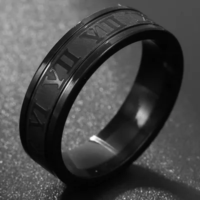 Produktbild von XA-17078 Herrenring Schwarz - 55mm KP17078