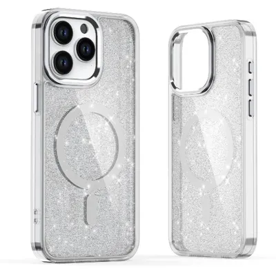 Immagine prodotto di Custodia Glitter con Magsafe per Samsung Galaxy A36 5G - Bianco