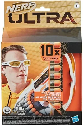 Zdjęcie produktu dla Nerf Ultra Vision Gear and 10 Ultra Darts, 8 lat(a), Wielobarwny