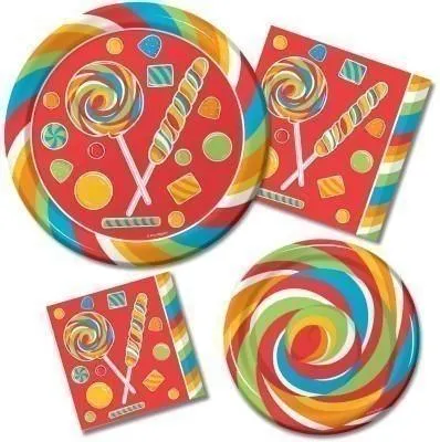 Produktbild von 3 Dekofächer Lollipop Party
