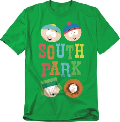 Produktbild von South Park - "Best Buds" T-Shirt für Herren/Damen Uni TV21612 (M) (Irisches Grün)