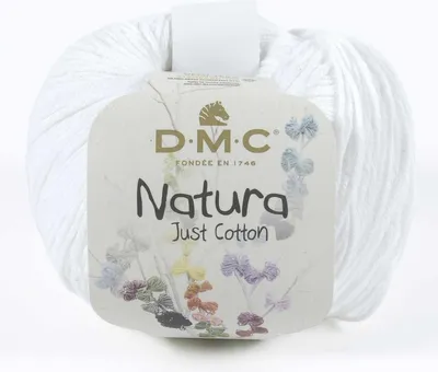 Obrázek produktu pro DMC Natura Just Bavlna - matná, měkká příze ze 100% česané bavlny, 302, (barva N01)