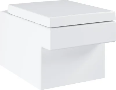 Produktbild von Set Grohe Cube Keramik Wand-Tiefspül-WC mit WC-Sitz spülrandlos PureGuard Oberfläche UP Spülkasten