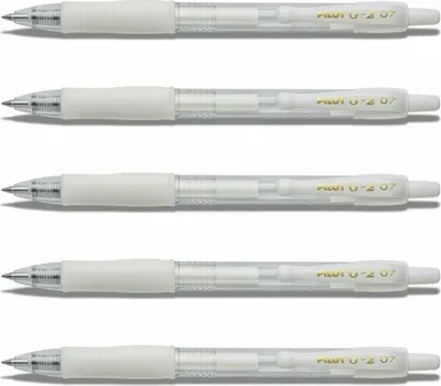 Produktbild von Pilot G2-07 Gelschreiber weiß - 5er-Set