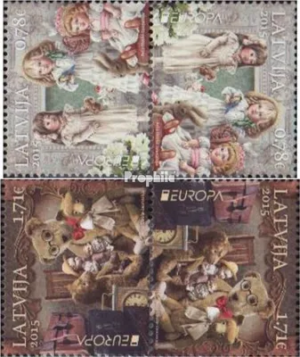Produktbild von Briefmarken Lettland 2015 Mi 941A K-942A K (kompl.Ausg.) postfrisch Historisches Spielzeug