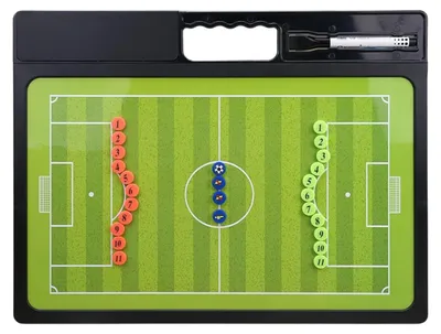 Produktbild von Fußball-Notizblock mit Stift für Trainingsstrategien
