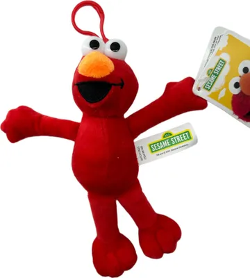 Produktbild von Soma Sesamstrasse Kuscheltier Plüsch Figur 20 cm Plüschtier Stofftier kuschelweich ab den ersten Lebensmonaten geeignet als Geschenk (Elmo Rot 20 cm)