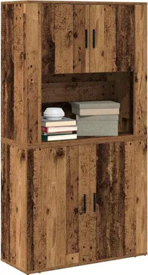Obrázek produktu pro vidaXL Highboard old wood 80 x 33 x 150 cm materiál na bázi dřeva