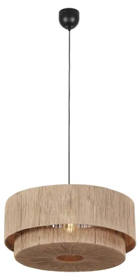 Produktbild von TRIO-Leuchten Pendelleuchte SMILLA DH 60x150 cm braun Hängelampe