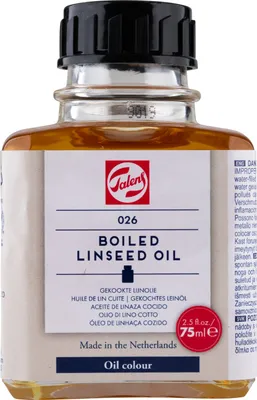 Obrázek produktu pro Talens Vařený lněný olej 026 lahvička 75 ml