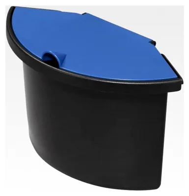 Produktbild von Abfalleinsatz „the collector“ 2 Liter, schwarz / blau