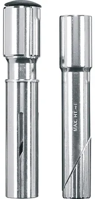 Produktbild von Ergotec Vorbauerhöhung Gewinde / Ahead 1" + 1 1/8" Alu silber - Lenkererhöhun...