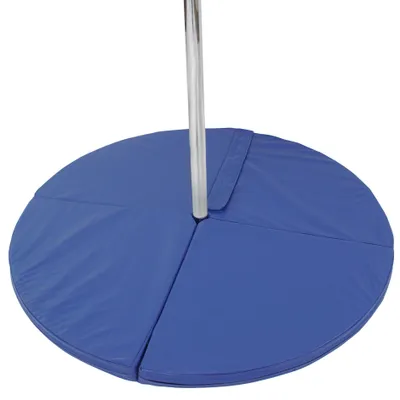 Produktbild von Pole Dance Matte 10 cm Ø 120cm blau Tanzstangenmatte matte Tanzstange