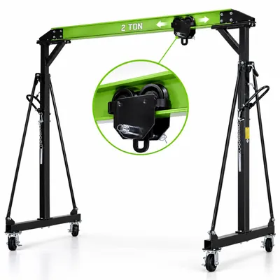 Produktbild von Portalkran mit Laufkatze Tragkraft 2 t Stahl Hubhöhe 2400 - 3600 mm Durchfahrtsbreite Kran 2400 mm