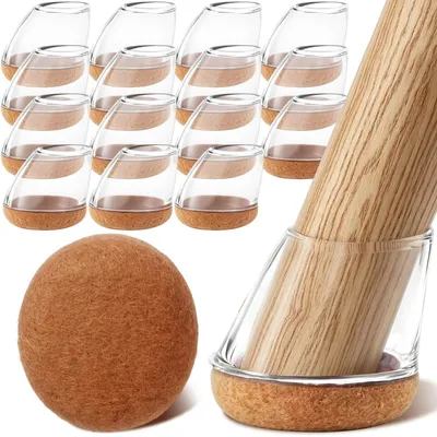 Image de Omgoods - Lot de 24 protections pour pieds de chaise en silicone