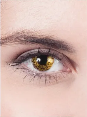 Produktbild von Gold Kontaktlinsen - Karneval Faschingskostüm